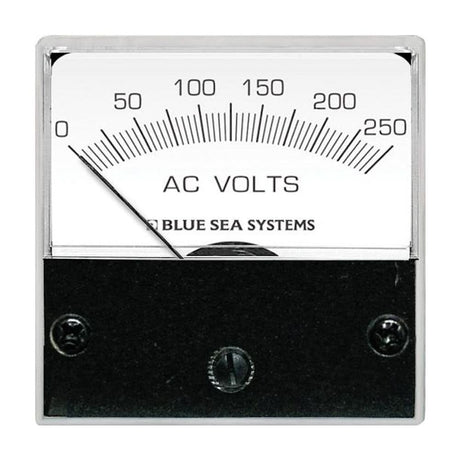 Blue Sea 8245 AC Analog Micro Voltmeter - 2" Face, 0 - 250 Volts AC - 8245 - Anchor Express