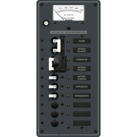 Blue Sea 8589 AC Toggle Source Selector (230V) - 2 Sources + 6 Positions - 8589 - Anchor Express
