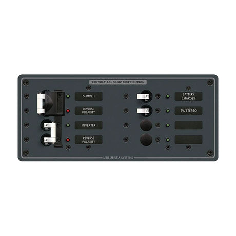 Blue Sea 8599 AC Toggle Source Selector (230V) - 2 Sources + 4 Positions - 8599 - Anchor Express
