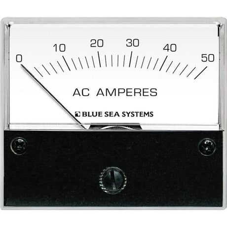Blue Sea 9630 AC Analog Ammeter 0 - 50 Amperes AC - 9630 - Anchor Express