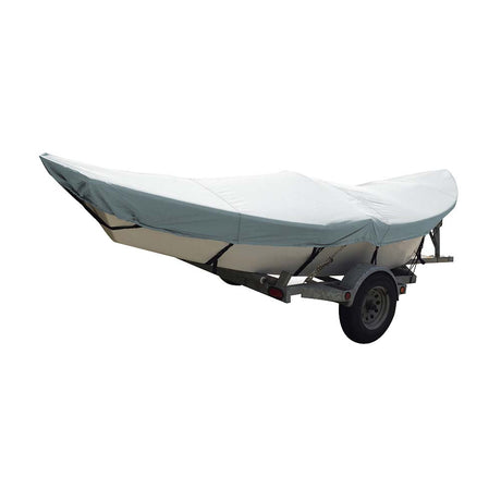 Carver Poly - Flex II Styled - to - Fit Boat Cover f/16' Drift Boats - Grey - 74300F - 10 - Anchor Express