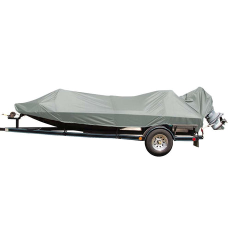 Carver Poly - Flex II Styled - to - Fit Boat Cover f/16.5' Jon Style Bass Boats - Grey - 77816F - 10 - Anchor Express