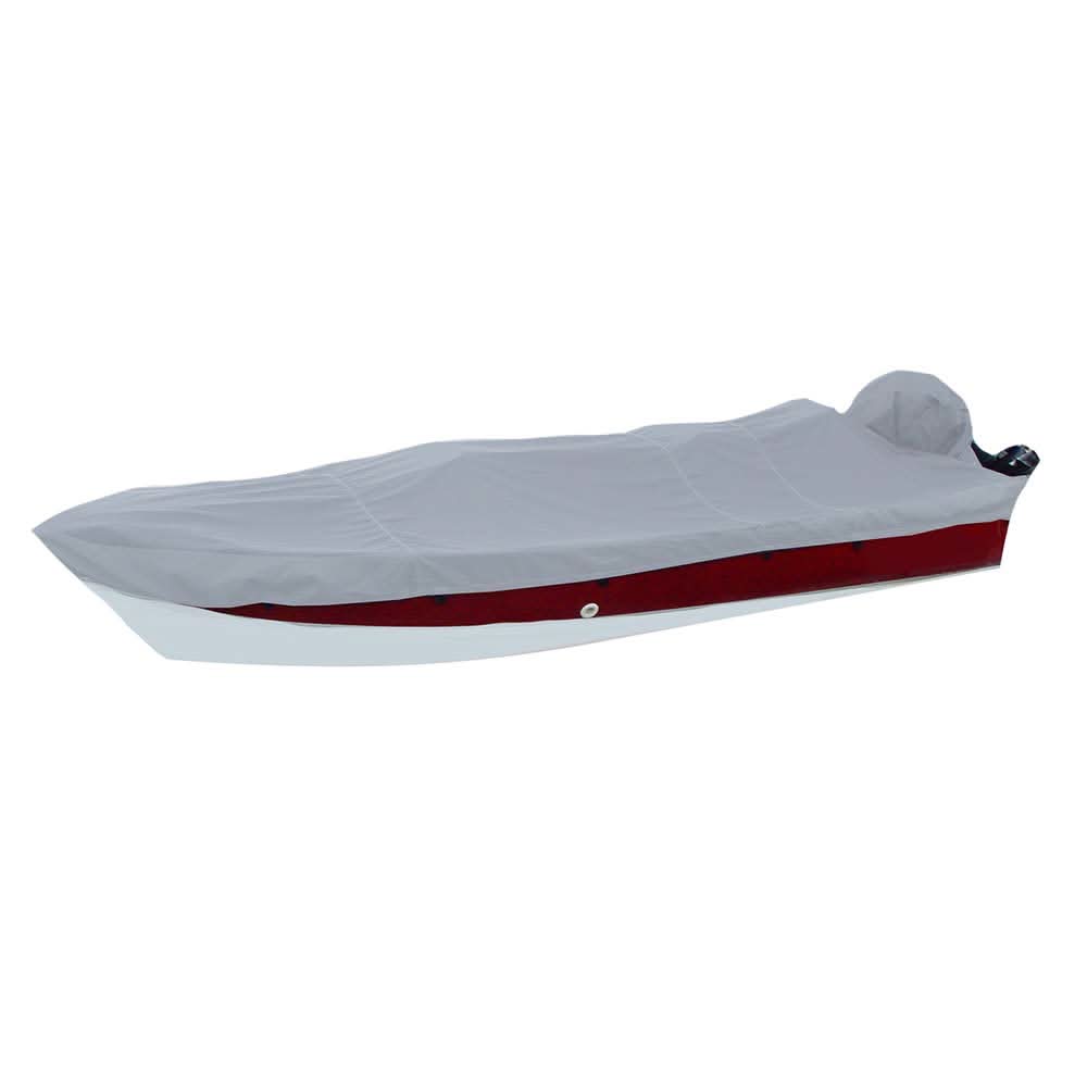 Carver Poly - Flex II Styled - to - Fit Boat Cover f/16.5' V - Hull Side Console Fishing Boats - Grey - 72216F - 10 - Anchor Express