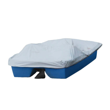 Carver Poly - Flex II Styled - to - Fit Boat Cover f/7'8" 5 - Seater Paddle Boats - Grey - 74305F - 10 - Anchor Express