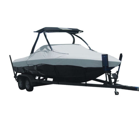 Carver Sun - DURA Specialty Boat Cover f/21.5' Tournament Ski Boats w/Tower - Grey - 74521S - 11 - Anchor Express