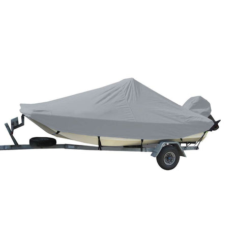 Carver Sun - DURA Styled - to - Fit Boat Cover f/20.5' Bay Style Center Console Fishing Boats - Grey - 71020S - 11 - Anchor Express