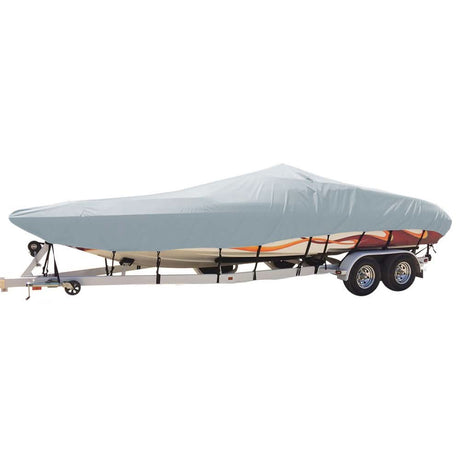 Carver Sun - DURA Styled - to - Fit Boat Cover f/21.5' Day Cruiser Boats - Grey - 74421S - 11 - Anchor Express