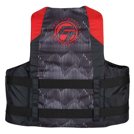 Full Throttle Adult Nylon Life Jacket - 4XL/7XL - Red/Black - 112200 - 100 - 110 - 22 - Anchor Express
