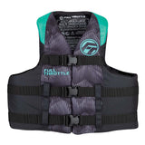 Full Throttle Adult Nylon Life Jacket - L/XL - Aqua/Black - 112200 - 505 - 050 - 22 - Anchor Express