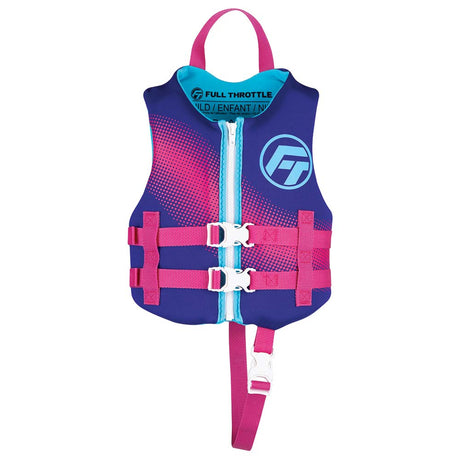 Full Throttle Child Rapid - Dry Life Jacket - Purple - 142100 - 600 - 001 - 22 - Anchor Express