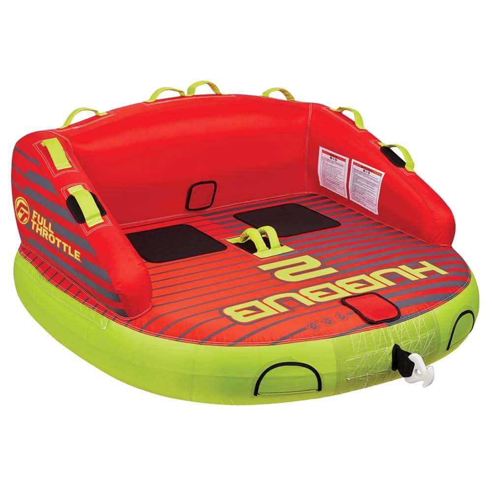Full Throttle Hubbub 2 Towable Tube - 2 Rider - Red - 303400 - 100 - 002 - 21 - Anchor Express