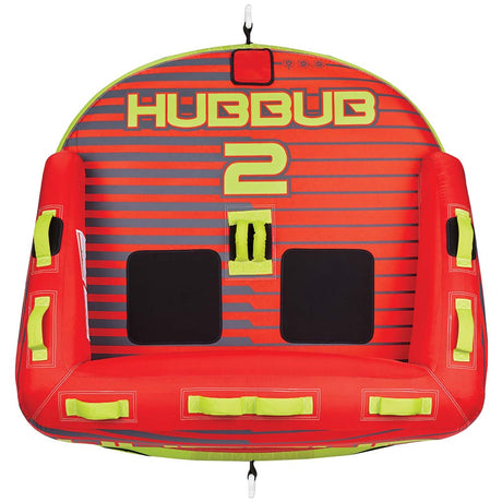Full Throttle Hubbub 2 Towable Tube - 2 Rider - Red - 303400 - 100 - 002 - 21 - Anchor Express