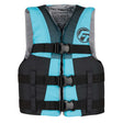 Full Throttle Teen Nylon Life Jacket - Aqua/Black - 112200 - 505 - 010 - 22 - Anchor Express