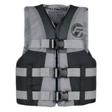 Full Throttle Teen Nylon Life Jacket - Grey/Black - 112200 - 701 - 010 - 22 - Anchor Express
