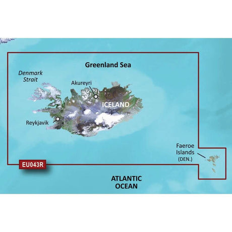 Garmin BlueChart g3 Vision HD - VEU043R - Iceland & Faeroe Islands - microSD /SD 010 - C0780 - 00 - Anchor Express