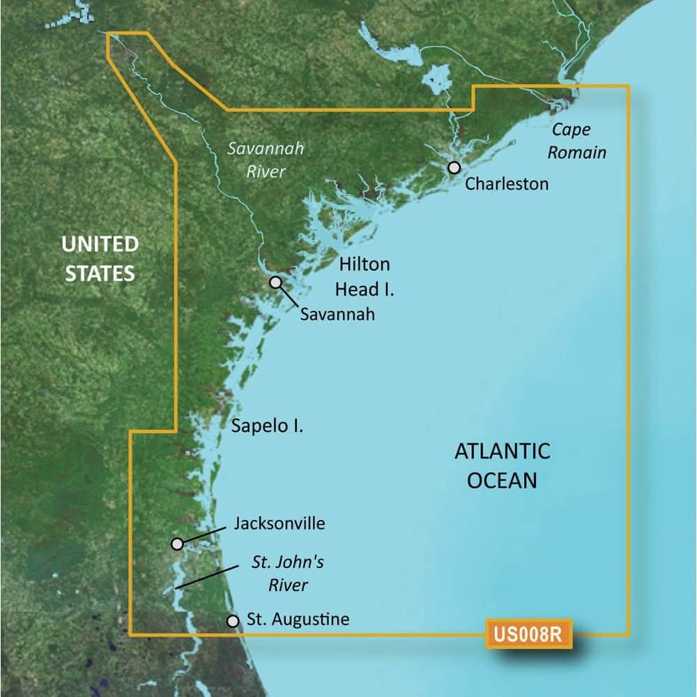 Garmin BlueChart g3 Vision HD - VUS008R - Charleston to Jacksonville - microSD /SD 010 - C0709 - 00 - Anchor Express