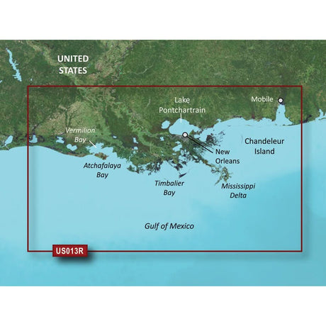 Garmin BlueChart g3 Vision HD - VUS013R - Mobile - Lake Charles - microSD /SD 010 - C0714 - 00 - Anchor Express