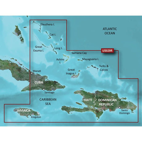 Garmin BlueChart g3 Vision HD - VUS029R - Southern Bahamas - microSD /SD 010 - C0730 - 00 - Anchor Express