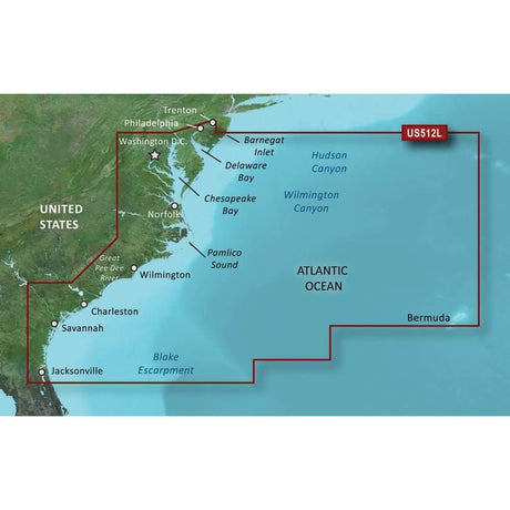 Garmin BlueChart g3 Vision HD - VUS512L - Mid - Atlantic - microSD /SD 010 - C0741 - 00 - Anchor Express