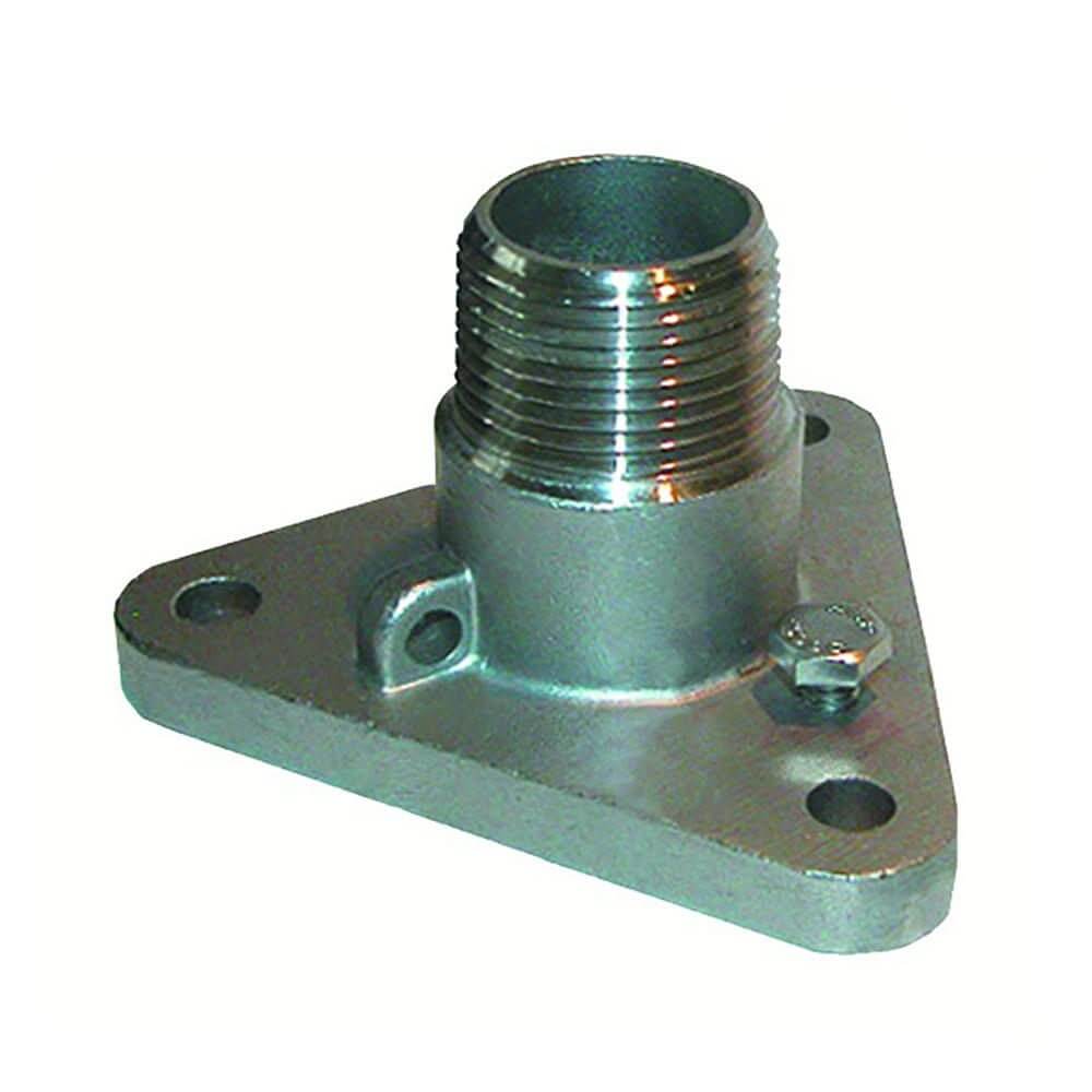 GROCO 1 - 1/4" 316 Stainless Steel NPS to NPT Flange Adapter - IBVF - 1250 - S - Anchor Express