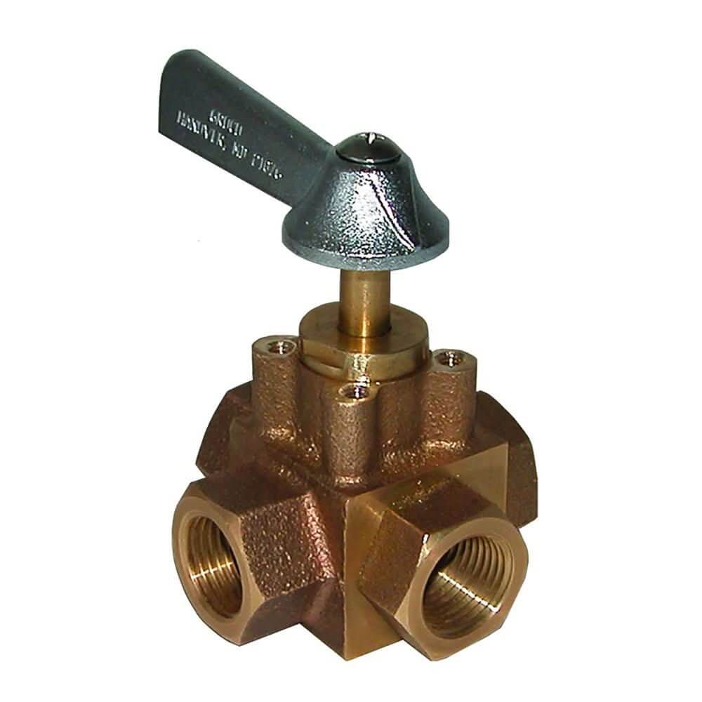 GROCO 1/2" 4 - Port Tank Selector Valve - FV - 450 - X - Anchor Express