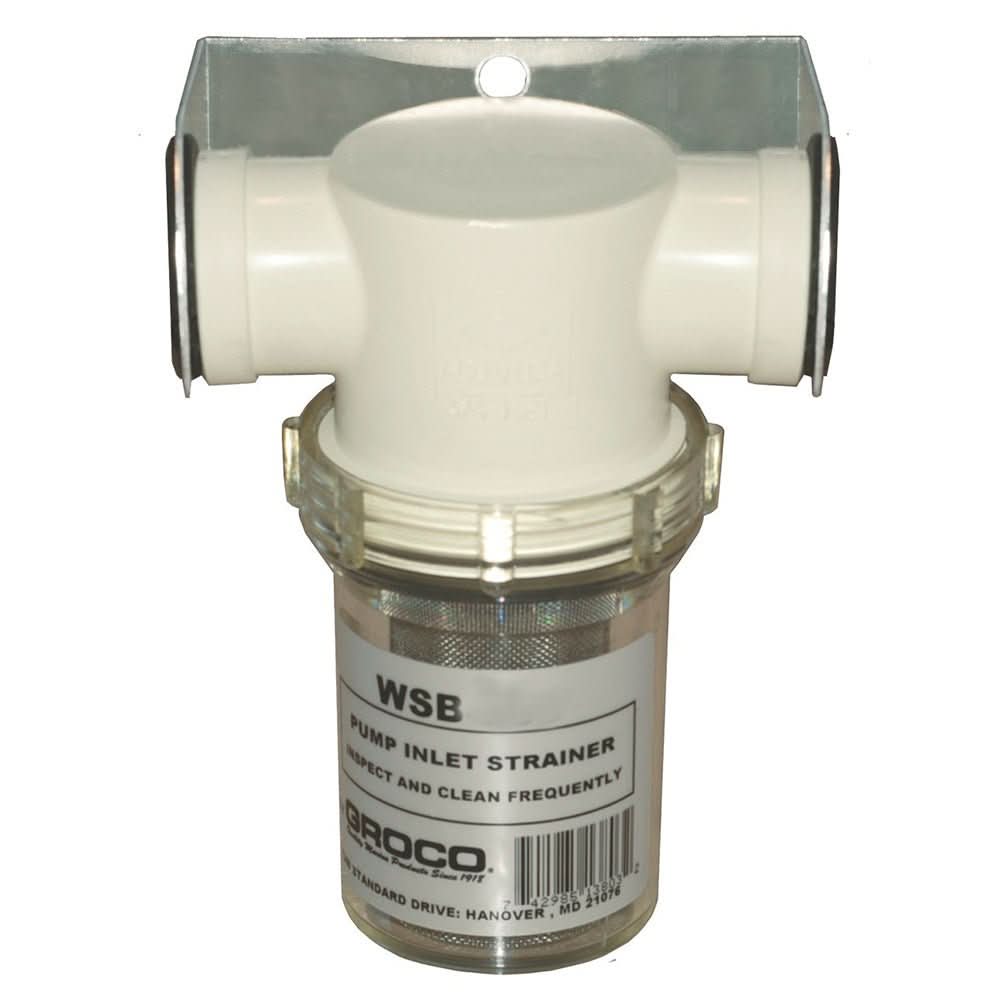 GROCO 1/2" Fresh Water Strainer w/304 SS Basket - WSB - 500 - Anchor Express