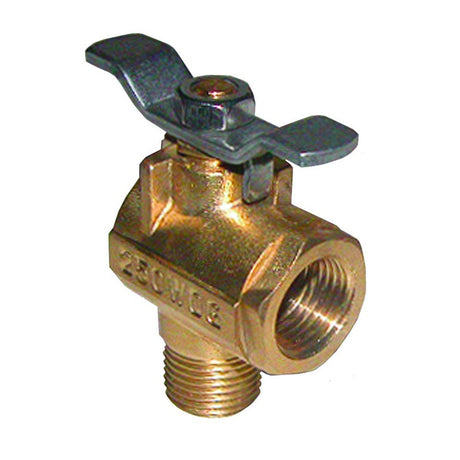 GROCO 1/2" NPT 90° Bronze Fuel Valve - FV - 590 - Anchor Express