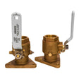 GROCO 2" Bronze Tri - Flanged Ball Valve/Seacock - FBV - 2000 - Anchor Express