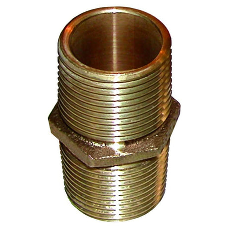 GROCO Bronze Pipe Nipple - 4" NPT - PN - 4000 - Anchor Express