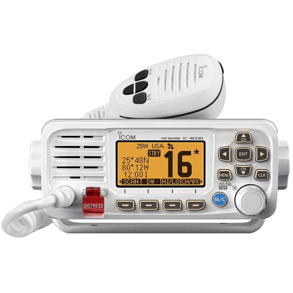 Icom M330 VHF Radio Compact w/GPS - WhiteM330 81 - M330 81 - Anchor Express