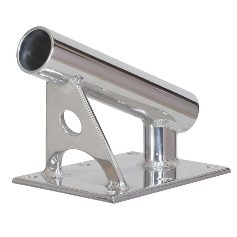 Lee's MX Pro Series Fixed Angle Center Rigger Holder - 22° - 1.5" ID - Bright Silver - MX7001CR - Anchor Express