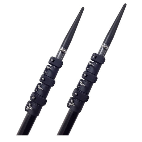 Lee's Tackle 16' Telescoping Carbon Fiber Outrigger Poles Sleeved f/TACO Bases - CT3916 - 9002 - Anchor Express