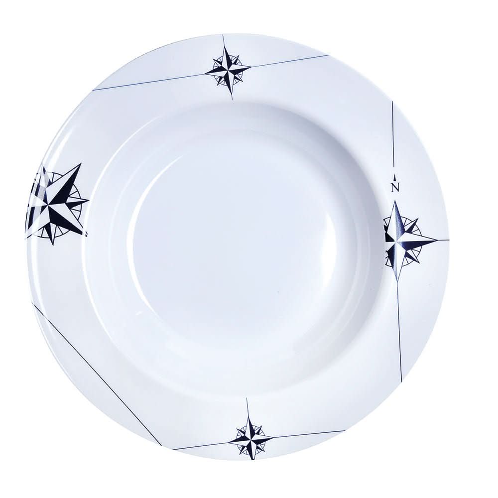 Marine Business Melamine Deep, Round Soup Plate - NORTHWIND - 8.8" Set of 615002C - 15002C - Anchor Express