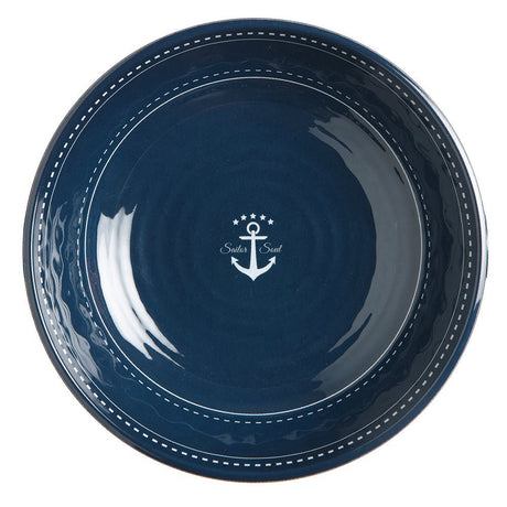 Marine Business Melamine Deep, Round Soup Plate - SAILOR SOUL - 8.8" Set of 614002C - 14002C - Anchor Express