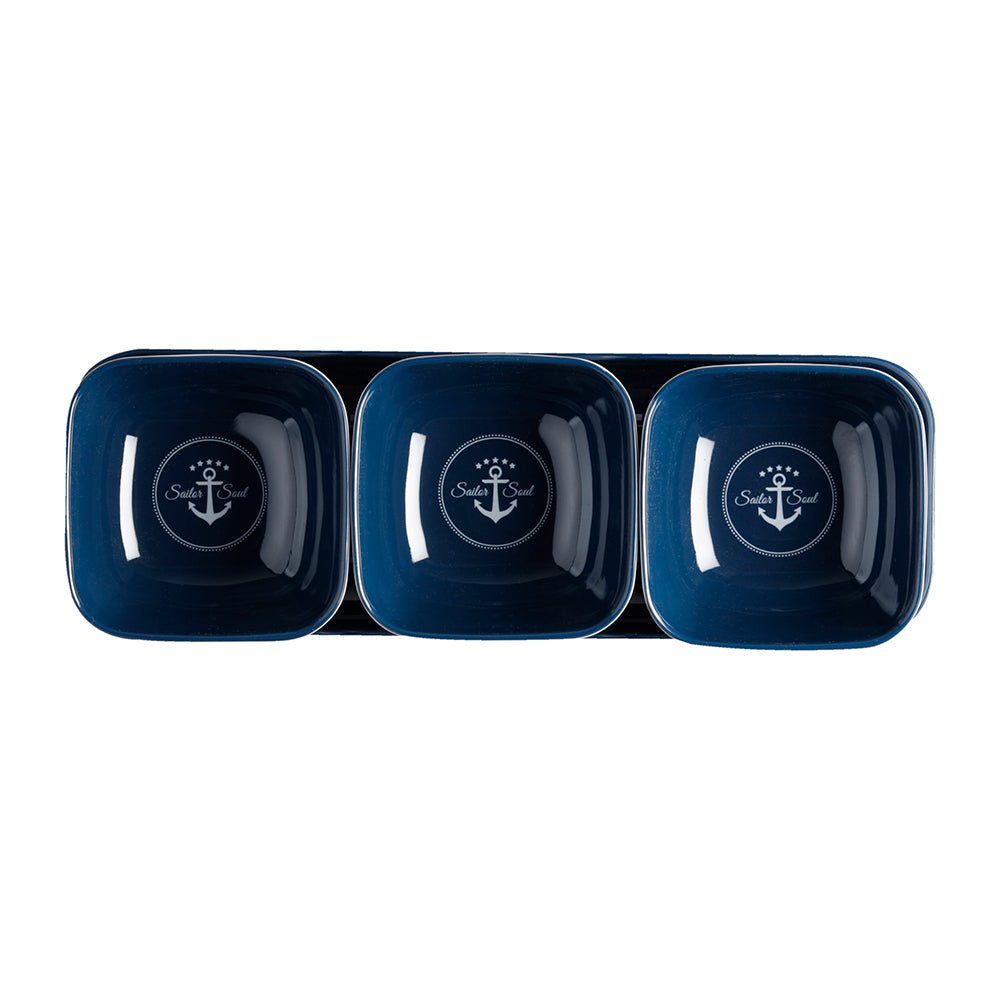 Marine Business Melamine Snack Set - SAILOR SOUL - Set of 414013 - 14013