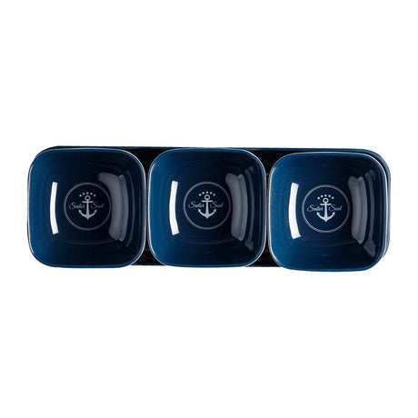 Marine Business Melamine Snack Set - SAILOR SOUL - Set of 414013 - 14013 - Anchor Express