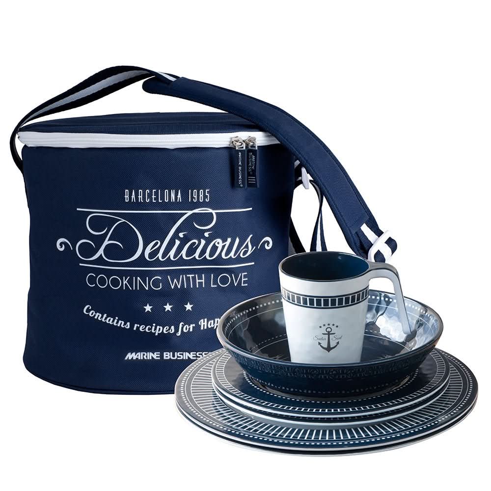 Marine Business Melamine Tableware & Basket - SAILOR SOUL - Set of 1614147 - 14147 - Anchor Express