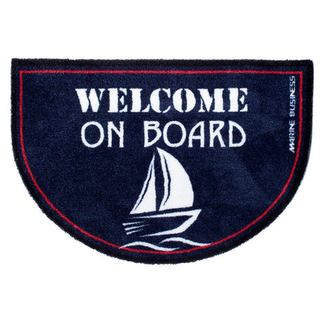 Marine Business Non - Slip WELCOME ON BOARD Half - Moon - Shaped Mat - REGATA41262 - 41262 - Anchor Express