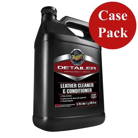 Meguiar's Detailer Leather Cleaner & Conditioner - 1 - Gallon *Case of 4*D18001CASE - Anchor Express