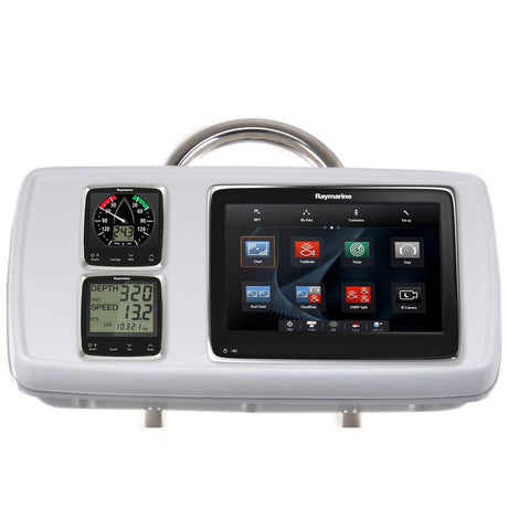 NavPod GP1170 - 04 SystemPod Pre - Cut f/Raymarine a125/a127/a128 & 2 Instruments f/9.5" Wide Guard - Anchor Express