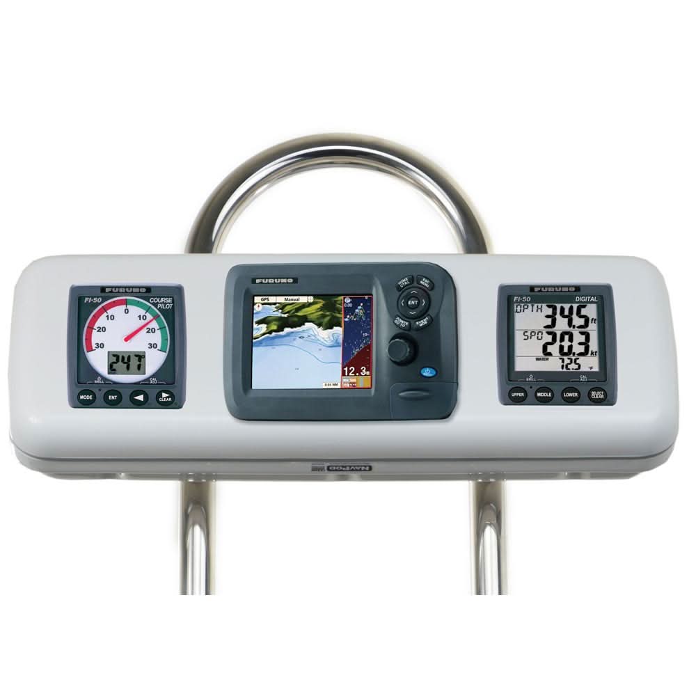 NavPod GP1607 SystemPod Pre - Cut f/Furuno GP1670/GP1670F 5.7" & 2 Instruments f/9.5" Wide Guard - Anchor Express