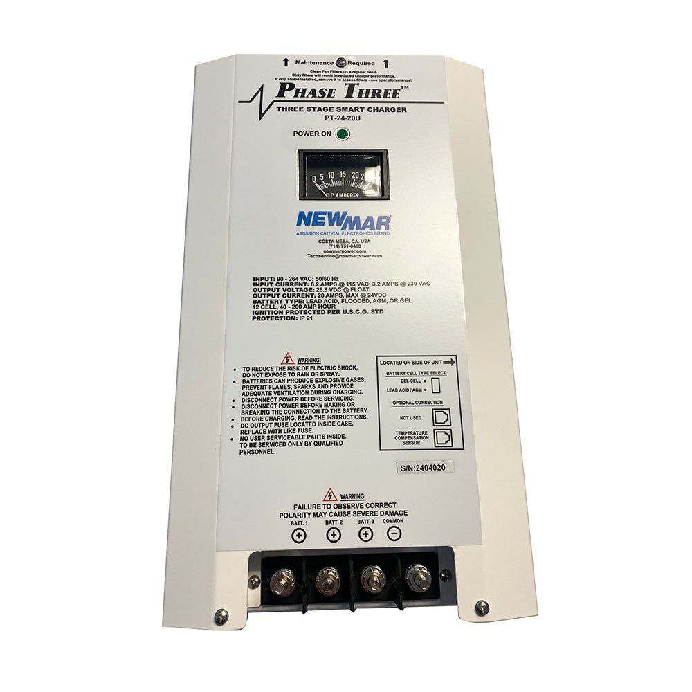 Newmar PT - 24 - 20U Battery Charger - PT - 24 - 20U - Anchor Express