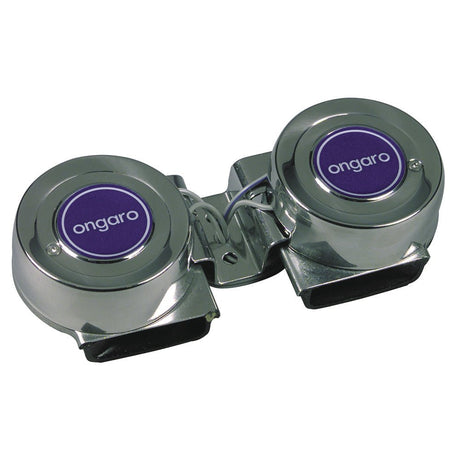 Ongaro Mini Compact Twin Horn - 12V - 10001 - Anchor Express