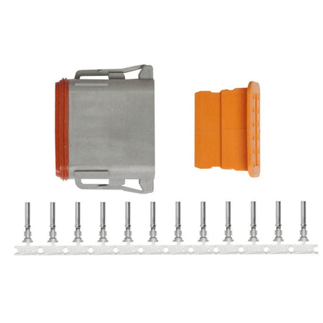 Pacer DT Deutsch Plug Repair Kit - 14 - 18 AWG (12 Position) - TDT06F - 12RS - Anchor Express