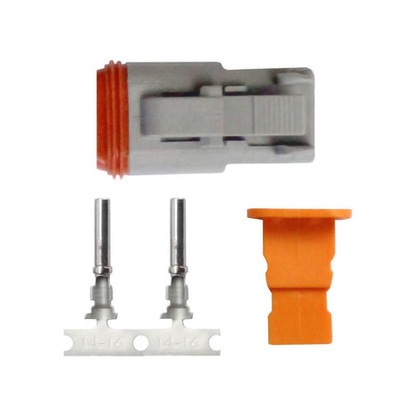 Pacer DT Deutsch Plug Repair Kit - 14 - 18 AWG (2 Position) - TDT06F - 2RS - Anchor Express
