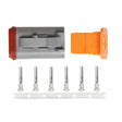 Pacer DT Deutsch Plug Repair Kit - 14 - 18 AWG (6 Position) - TDT06F - 6RS - Anchor Express