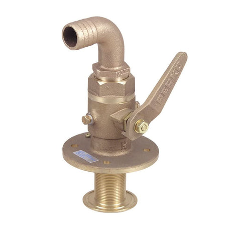 Perko 1 - 1/2" Seacock w/Curved Tail Piece - 0834008PLB - Anchor Express