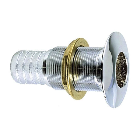 Perko 1 - 1/2" Thru - Hull Fitting f/ Hose Chrome Plated Bronze Made in the USA - 0350008DPC - Anchor Express