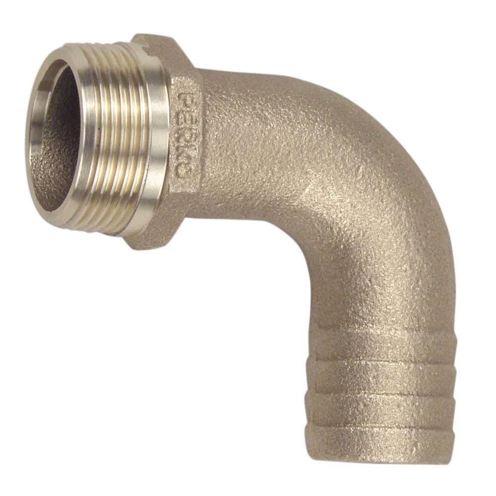 Perko 2" Pipe to Hose Adapter 90 degree Bronze MADE IN THE USA - 0063009PLB - Anchor Express