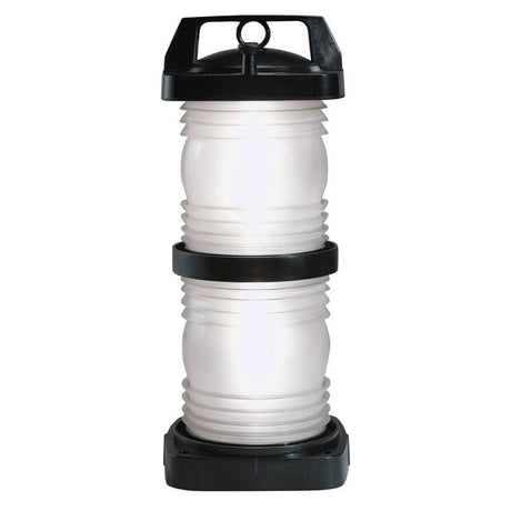 Perko Double Lens Navigation Light - Masthead Light - Black Plastic, White Lens - 1365E00BLK - Anchor Express